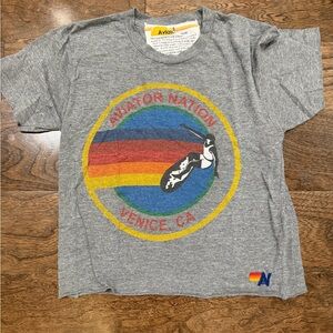 Aviator Nation Boyfriend Tee, Venice Logo